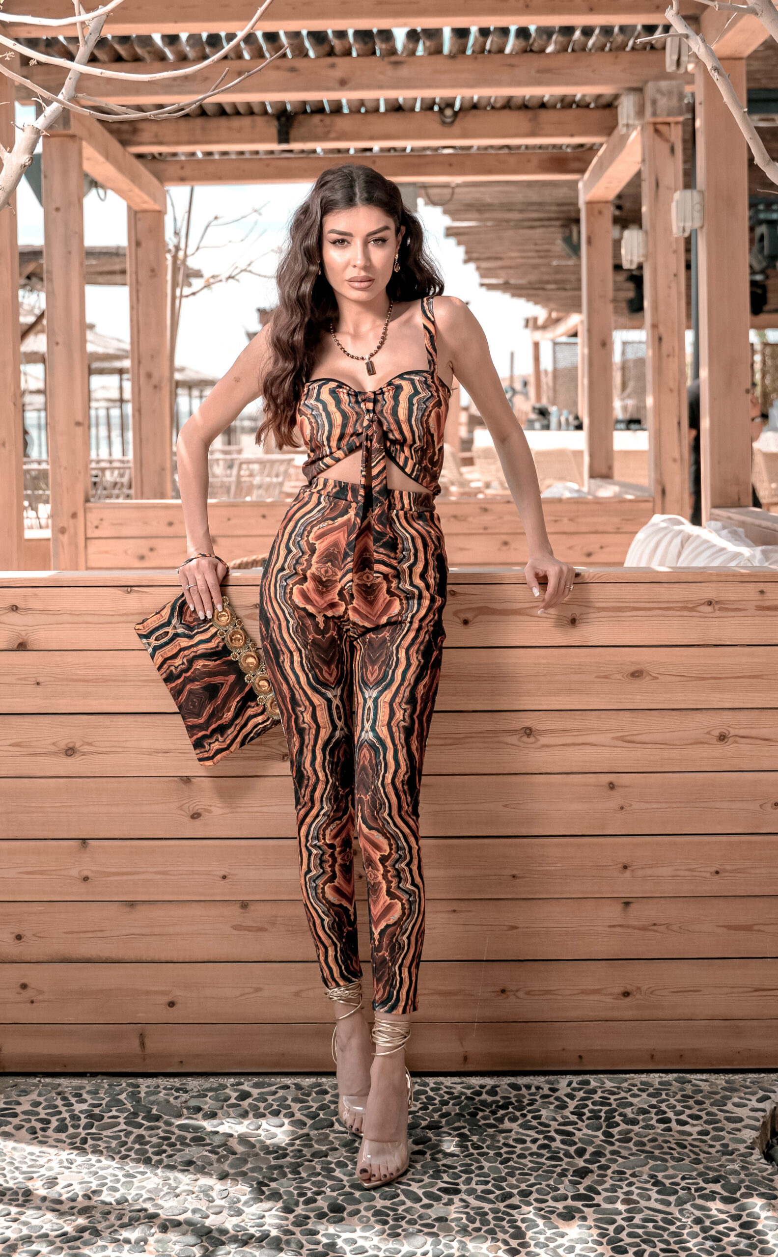 Fiji Long pants in Tanzania Print - Image 2