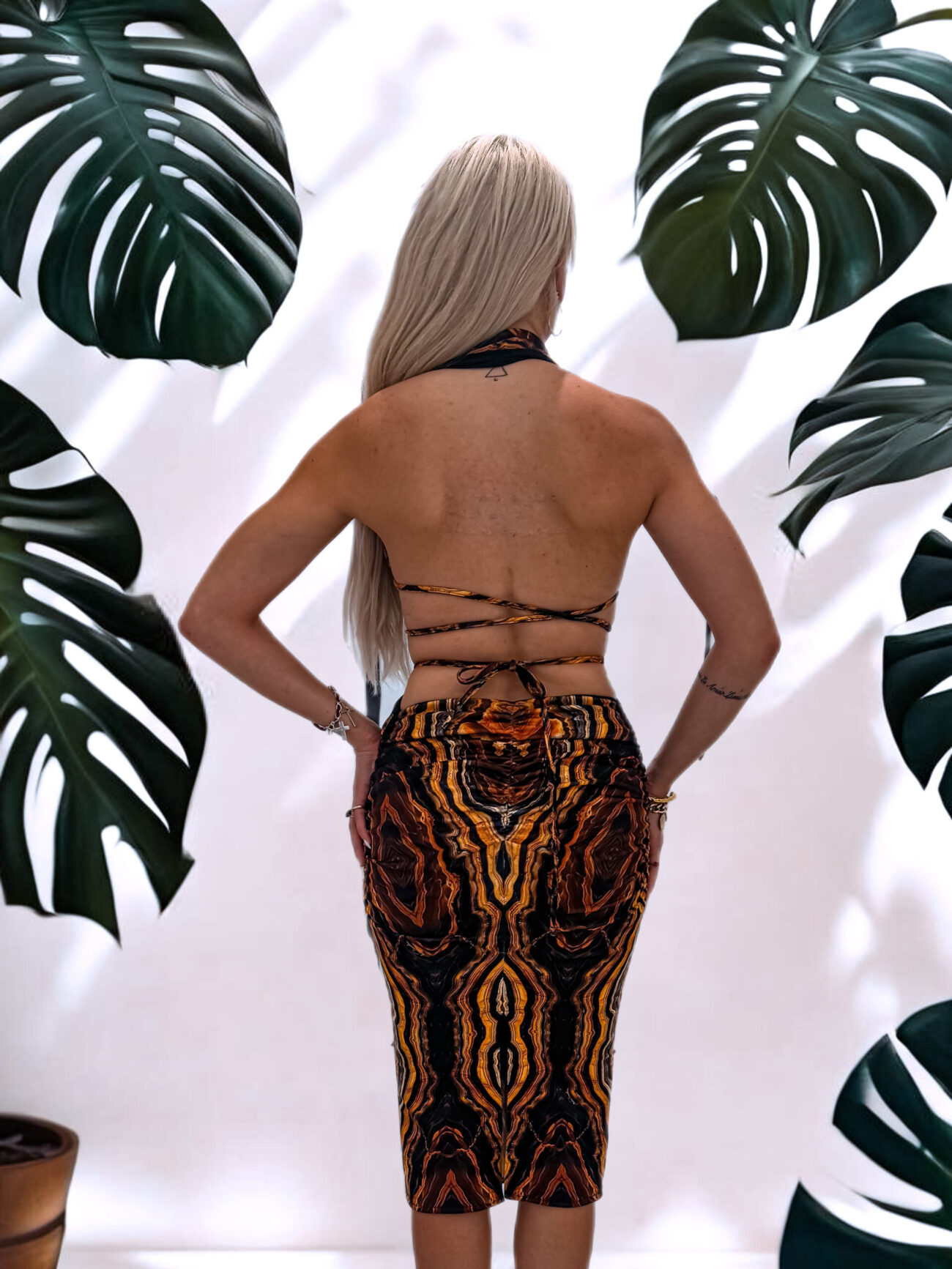Dorothea Mindy Dress in Tanzania Print - Image 2