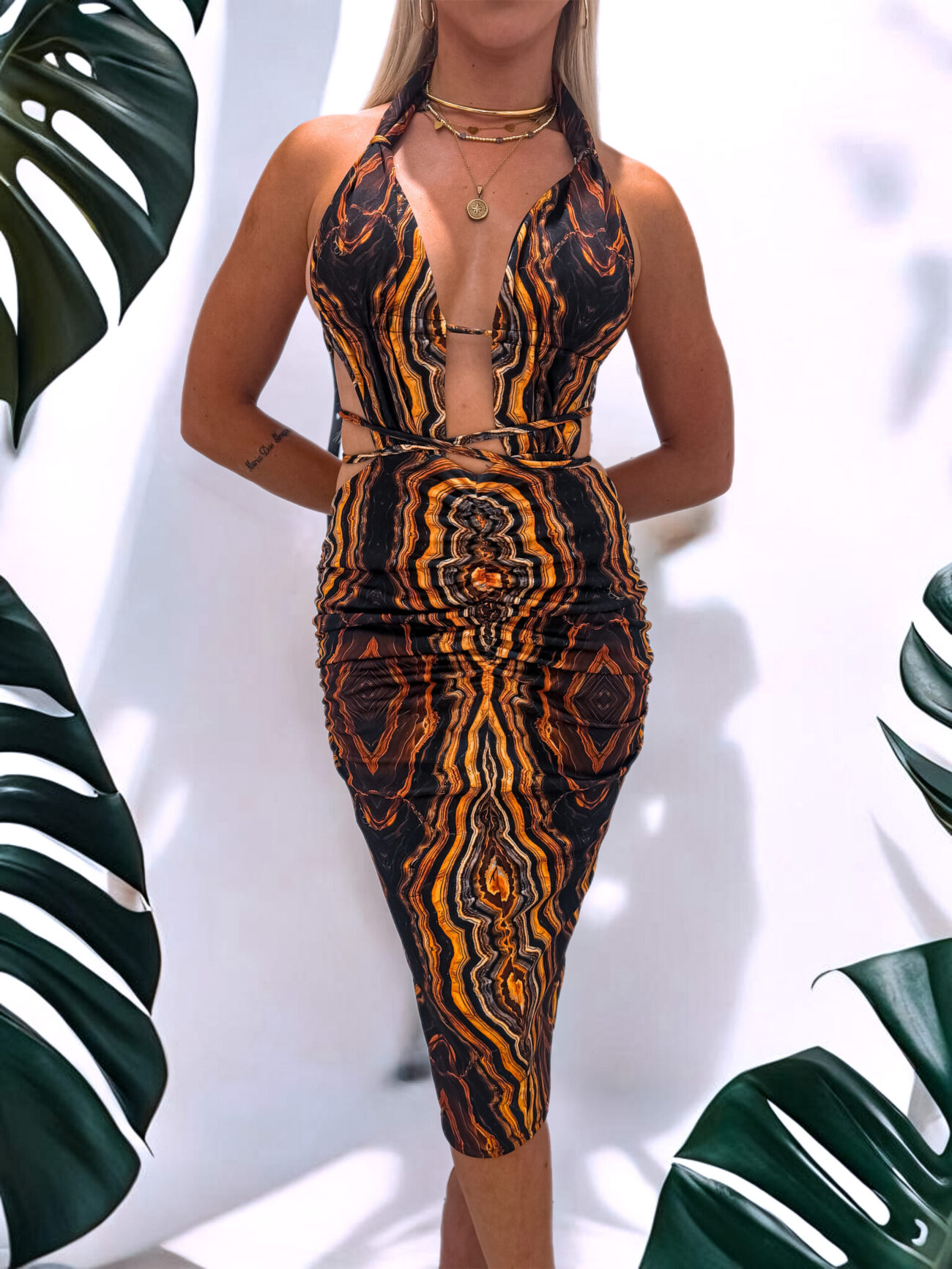 Dorothea Mindy Dress in Tanzania Print